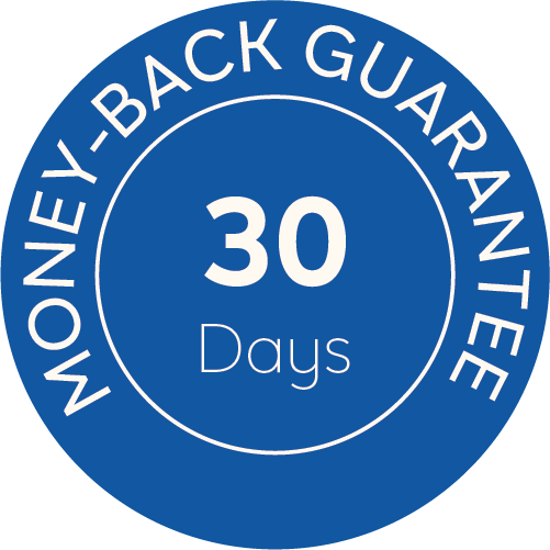 Money Back Guaranteed for 30 Days